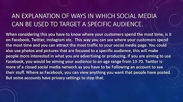 Unit 3 Assignment Video