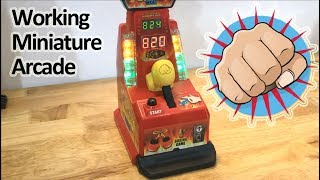 Working mini boxing arcade game machine screenshot 2