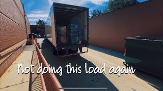 I didn’t expect to be doing this as a truck driver.. should’ve expected it from this load