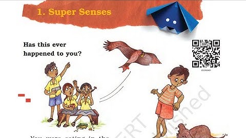 Super Senses with हिंदी explanation NCERT Class 5 EVS Chapter 1 (Part1) | CBSE Class 5 EVS Chapter 1