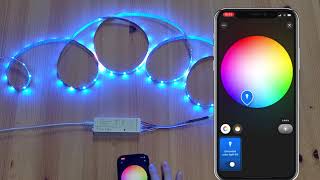 GLEDOPTO 5 in 1 LED Controller APP Control Demo