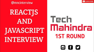 Front end ReactJs and JavaScript interview 2023 | selected 🎉 | Tech Mahendra interview 2023