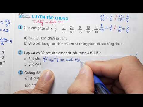 Video TOÁN LỚP 4 - SGK/ Trang 139 - LUYỆN TẬP CHUNG - Thầy... - youtube