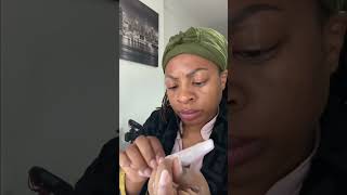 Saved myself £40 by doing my nails at home. #nailsoftiktok #nailsathome #gelxnails #gelbuilder