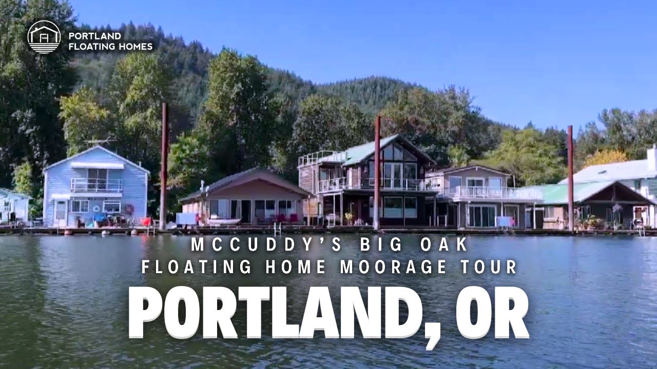 McCuddy's Big Oaks | Portland Floating Homes! (River tour of Multnomah Channel Floating Homes)