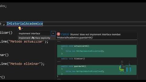 Visual C# Manejo de interfaces con Visual Studio Community con .NET Framework