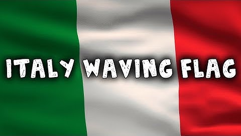 🇮🇹 Italy Country Flag Animation | Full HD | 10 Hours