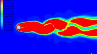 Transient analysis-Flow over a cylinder-Vorticity measure