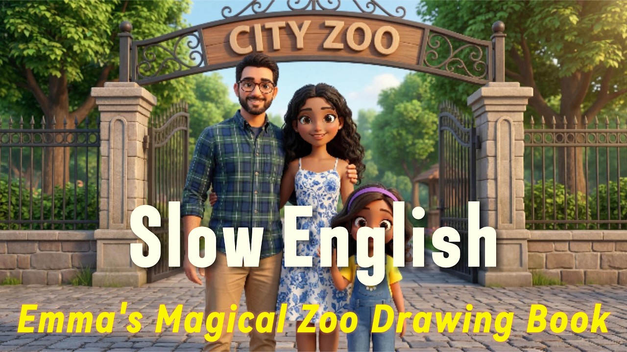 Emma's Magical Zoo Adventure 🦁 | Slow English Listening for Beginners (A0 Level)