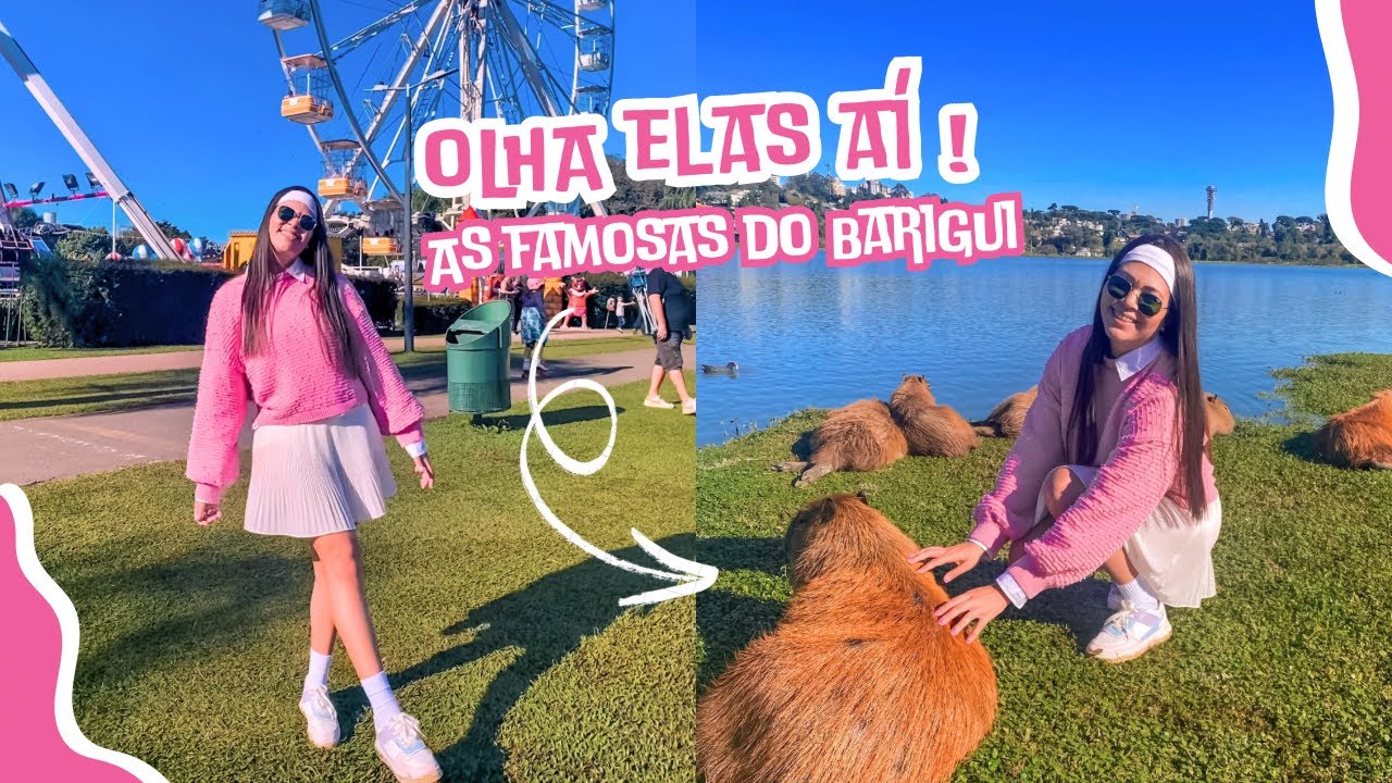 Um dia INCRÍVEL no Parque BARIGUI em Curitiba PARANÁ | Bora Tati