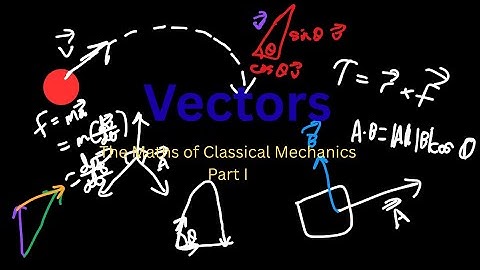 Vectors : Introduction to Classical Mechanics (Part 1)