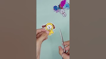 How to Make Stickers at Home 😍 #diy #shorts