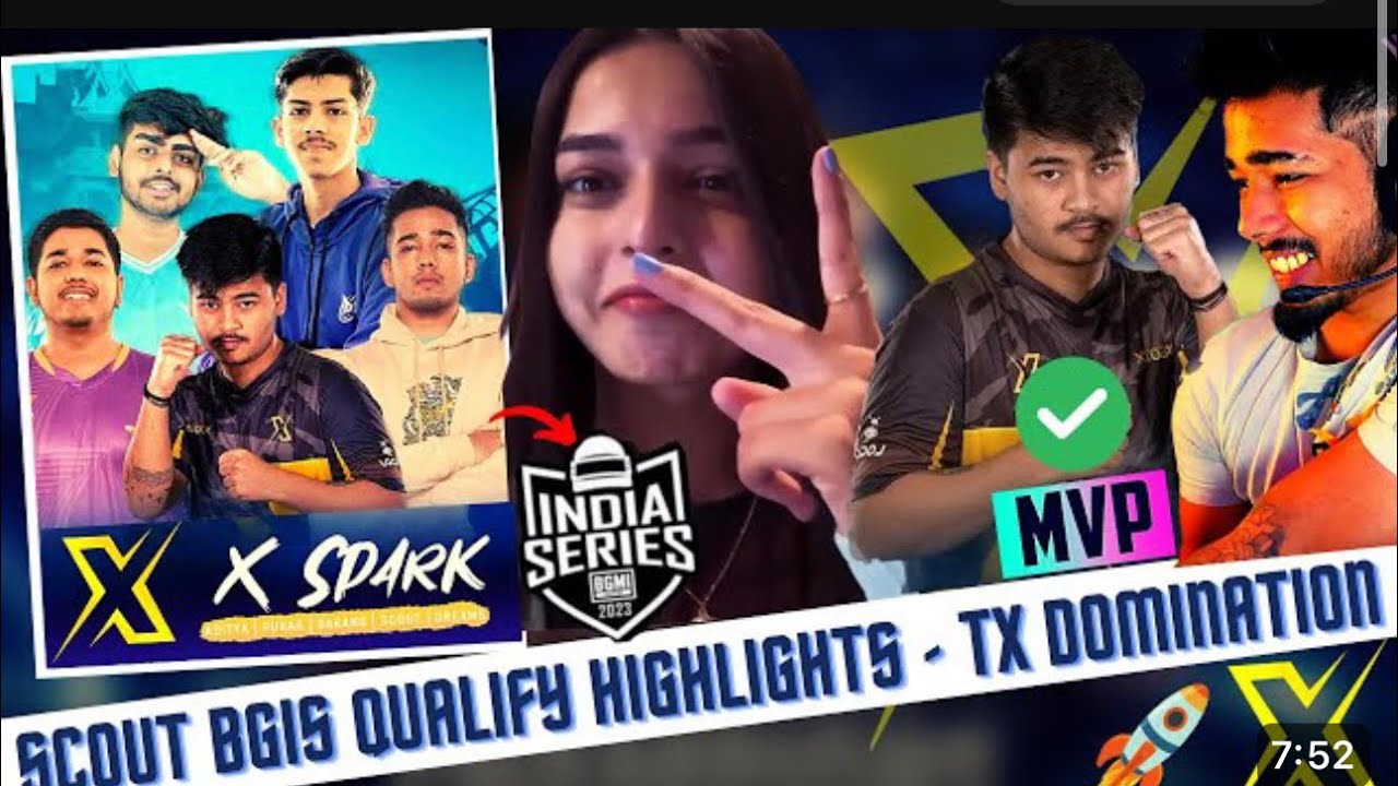 TEAM X SPARK DOMINATION | BGIS HIGHLIGHTS | SCOUT REACTION | @sc0utOP ...