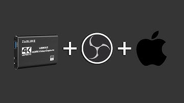 ZasLuke 4K HDMI Screen Capture | Basic Set-Up w/ OBS Studio For MAC