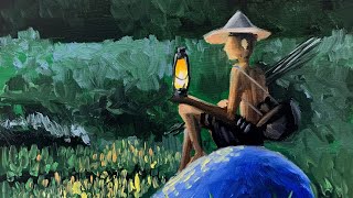 How to Paint an Impressionistic Figure  Oil Painting Real Time Paint Along Tutorial