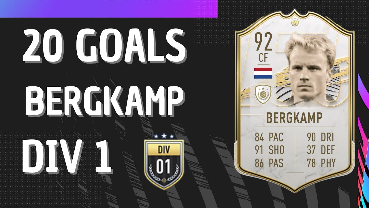 FIFA 21 PRIME BERGKAMP 92 | 20 GOALS  | FIFA 21 Ultimate Team