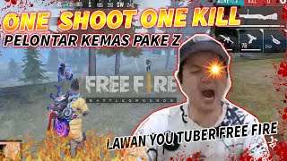 PELONTAR KEMAS PAKE Z ONE SHOT ONE KILL ELIT SKRIM KETEMU CREATOR FREE FIRE INDONESIA !!!