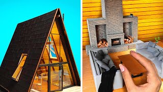 Building DIY Miniature House From Wood | Easy Tutorial