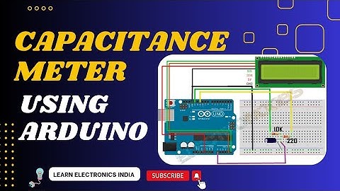 How to make a Capacitance Meter using Arduino || Arduino hardware setup || Tinkercad simulation.