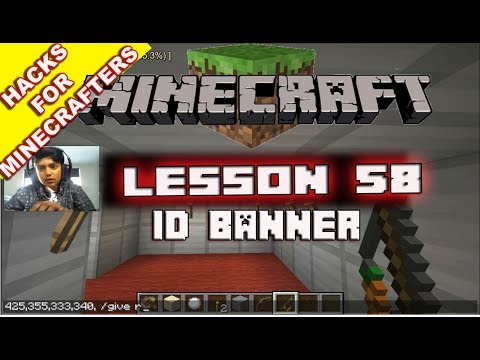 Minecraft Hack Guide 58 Id Banner Youtube