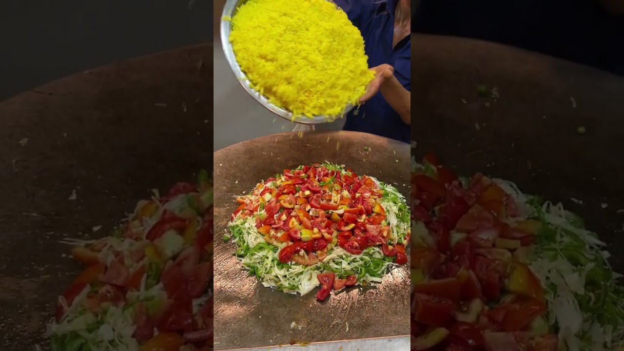 Famous Veg Tawa Biryani Making From Scratch at Extreme Level | Indian Street Food