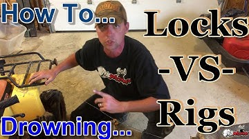 How to Wire Drowning Locks & Rigs Complete Step by Step Demonstration
