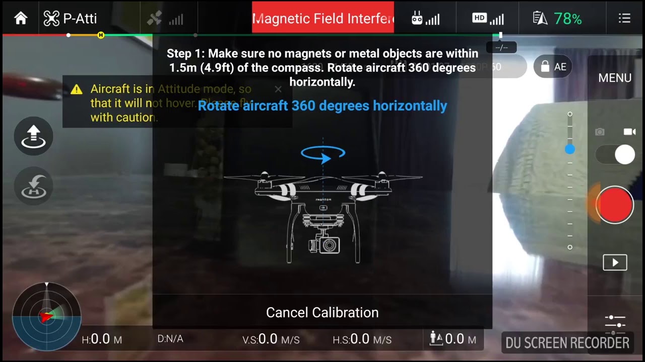 magnetic field interference phantom 3