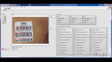 Lectura de codigo de barras con Visión Artificial