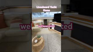 Liveaboard yacht home Johnson 56 for sale #yachtwalkthrough #weloveboating #livingoffgrid