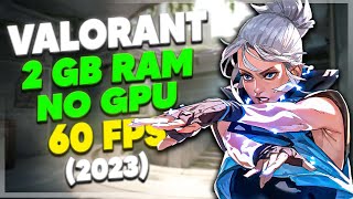 How to play Valorant on a Low end pc | Valorant lag fix and fps boost guide (2023)