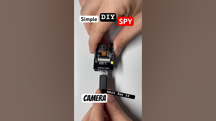 How to build simple DIY Spy Camera with ESP32 #arduino #diy #electronics #electrician #engineering
