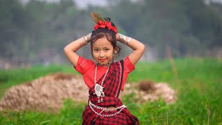 Adare Badare Jhinga | DanceWithKeya | Tusu Song | Bengali folk Dance