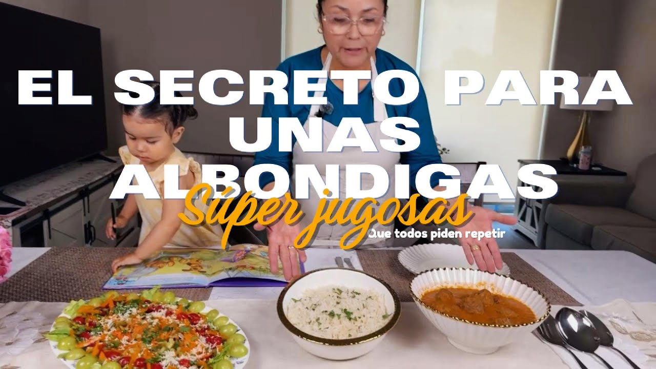 ¿Quieres preparar unas albóndigas caseras jugosas y llenas de sabor?