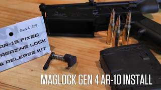How to Install a Gen 4 MAGLOCK on an AR-10 Rifle