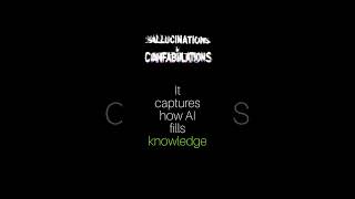Hallucinations Vs Confabulations Explained ai machinelearning hallucination confabulation