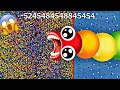 OMG 🐍 INSENE KING RAINBOW 🌈 GETS DELICIOUS TESTY SCORE HERE 🐍 BEST EPIC SNAKE IO GAMEPLAY 🐍#snakeio