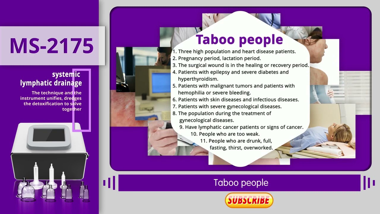 【 How to Do Lymphatic Massage Body Detoxification】High HD Touch Screen Vacuum therapy machine