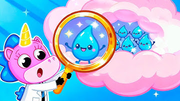 What is Rain? 🌧 Rain in a Jar | Teeny Mimi Lab 🦄