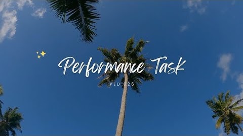 PED 026 - Physical Fitness Assessment