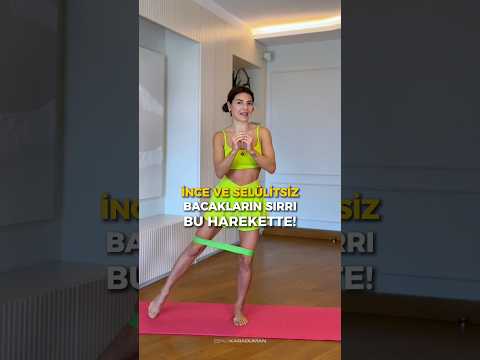 İnce Ve Selülitsiz Bacaklar 🔥 #homeworkout #evdeegzersiz #selülit