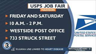 U.S. Postal Service looking to hire staff in Madison, will host job fairs over weekend