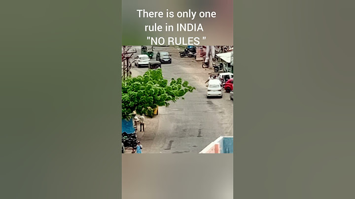 one rule in India that is why I came back to India from Usa