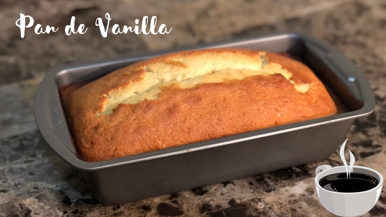 Pan de Vainilla *MENOS DE 15 MINUTOS* con ingredientes que tenemos en casa!!!