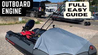 Outboard Engines For Beginners  Small Inflatable Boat  Complete Guide  Tohatsu 9.8HP