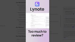 Study Hack: Turn Notes Into Flashcards Instantly #ai #studytips #productivity #Lynote