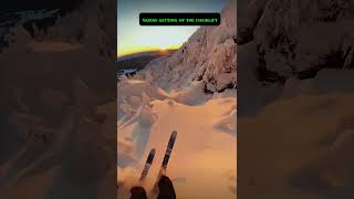 But it’s true #ski #snowboarding #skiingstunts