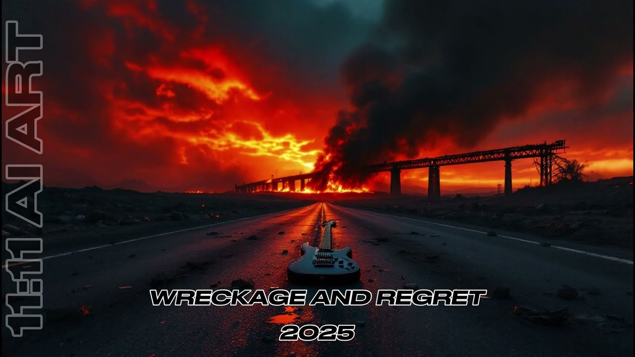 Wreckage and Regret | 80s Hard Rock Ballad of Heartbreak & Fire