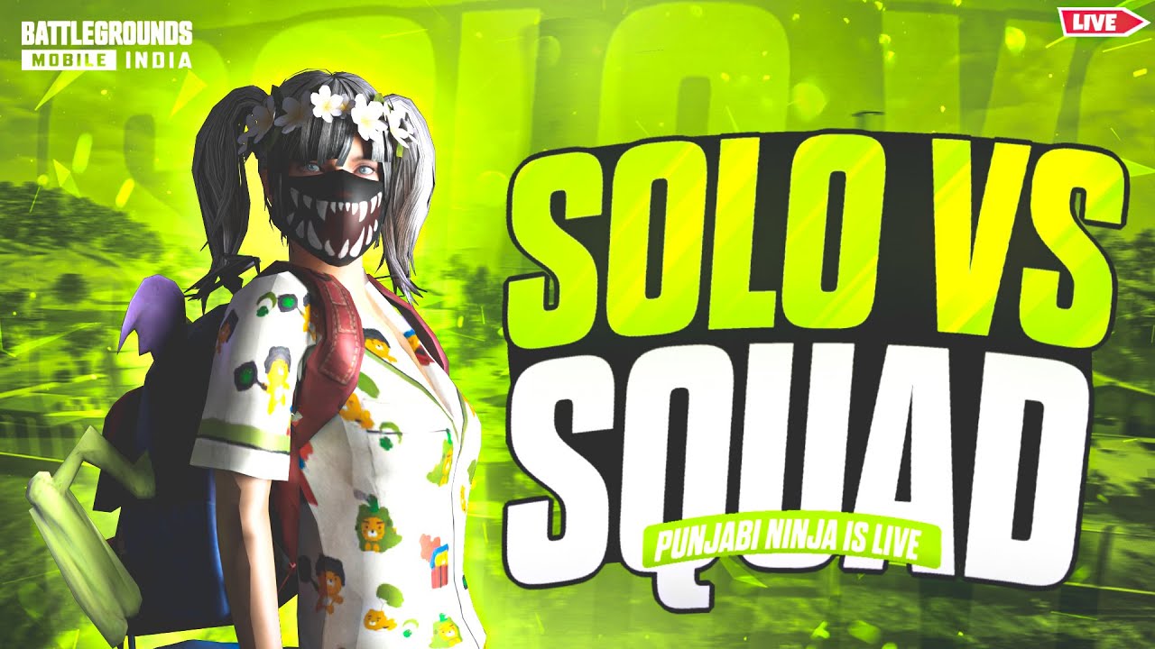 ⁣🔴PUNJABI IS LIVE WITH SOLO SQUAD ON iPAD GAMEPLAY 🤣 || FULL FUNNY STREAM ENJOY 🤑