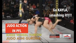 Famous PFL Kayla Harrison, along with other great JUDO ACTION in MMA style combat sports Wealth