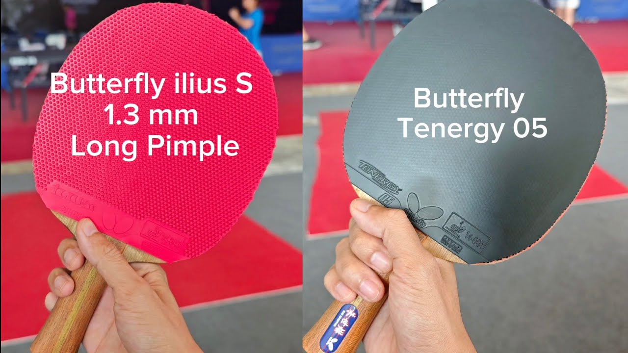 ทดสอบยางเม็ดยาว ilius S Butterfly 1.3mm